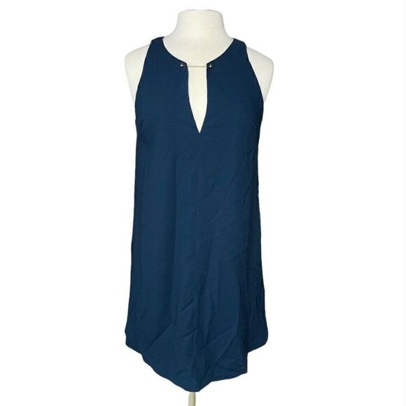 Lulus Blue Barbel Shift Mini Dress NEW - Picture 6 of 11